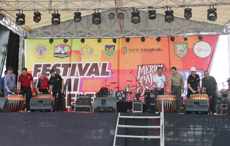 Pembukaan Festival Bumi Rafflesia, Jumat (21/07/2017).