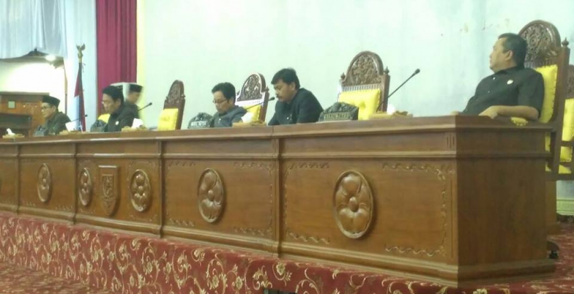 Rapat paripurna DPRD Provinsi Bengkulu
