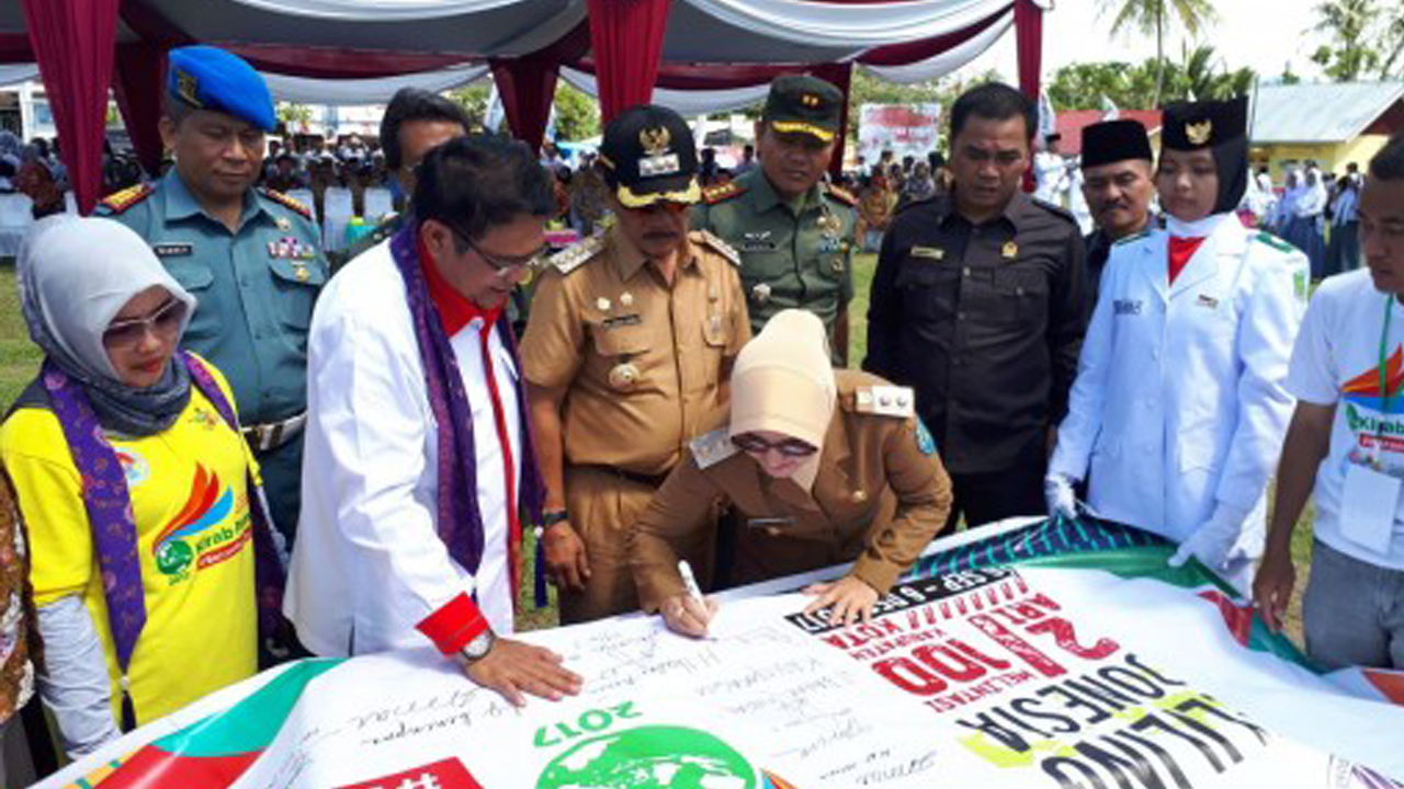  BENGKULU TENGAH -  Program Kirab Pemuda Nusantara (KPN) akhirnya melintasi Provinsi Bengkulu