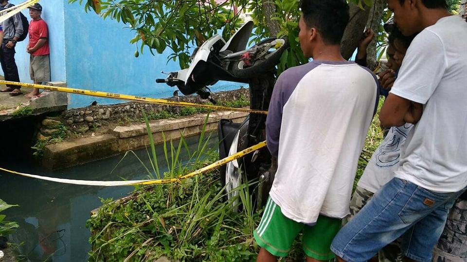 Tabrak Got, Kecelakaan SMP Tewas Bengkulu