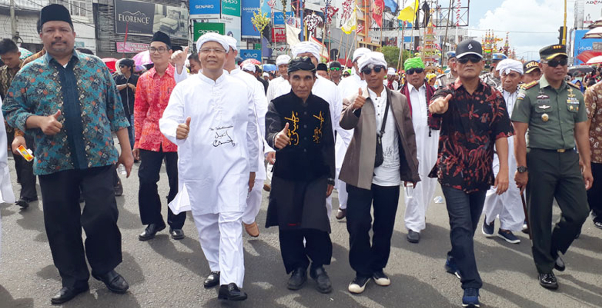 Plt Gubernur bersama Kapolda Bengkulu dan Danrem Gamas