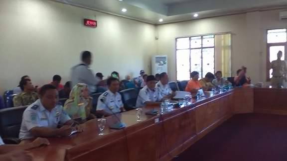 Hearing Komisi II, Juru Parkir dan Dishub Kota Bengkulu