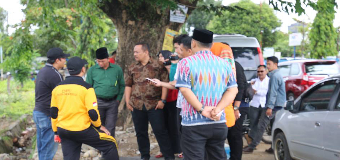 Komisi II DPRD Kota Bengkulu Sidak Gorong-Gorong Depan Balai Kota