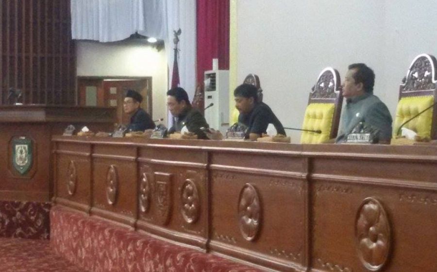 Rapat paripurna DPRD Provinsi Bengkulu