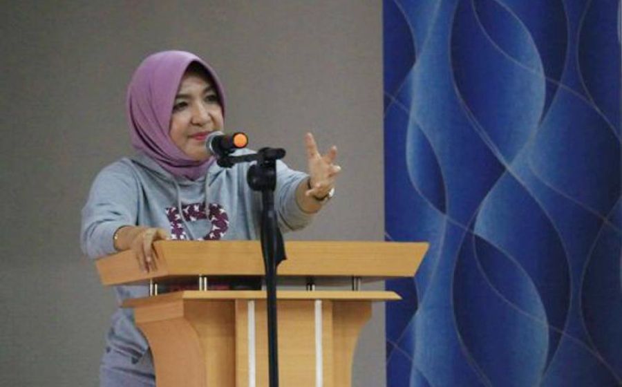 Wawalikota Bengkulu memberikan sambutan pada apel gabungan dalam rangka memeriahkan hari ulang tahun ke-72 proklamasi kemerdekaan Republik Indonesia tahun 2017 di Aula Kantor Walikota