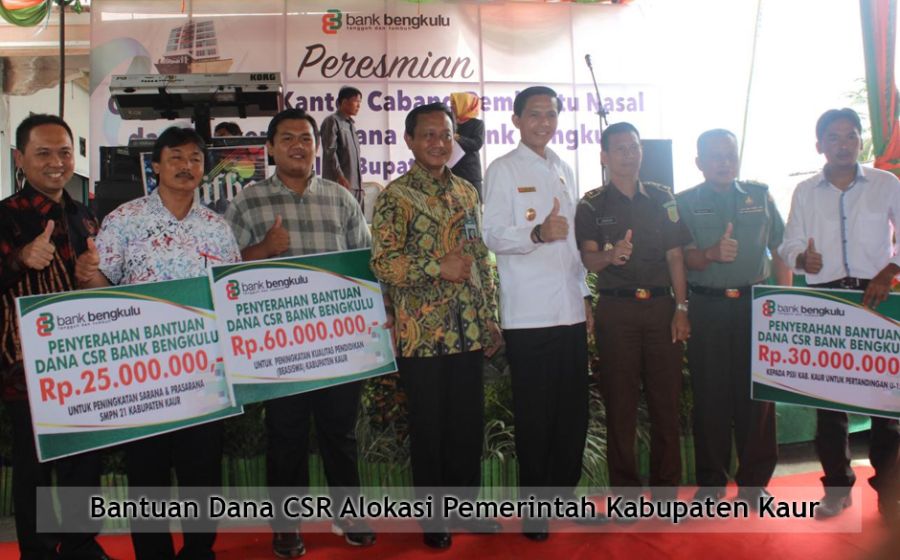 Bank Bengkulu Resmikan Kantor Cabang Pembantu Di Kabupaten Kaur