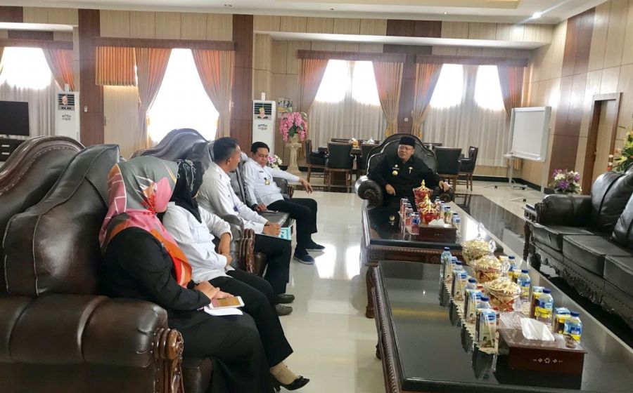 Gubernur Bengkulu Rohidin Mersyah Terima Kunjungan  Kepala BNN Provinsi Bengkulu Brigjen Pol Drs Nugroho Aji Wijayanto SH