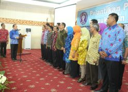 Pengukuhan Himpunan Alumni Institute Pertanian Bogor Dewan Pengurus Daerah (HA IPB DPD) Provinsi Bengkulu 2016-2020, di Balai Semarak Raya Kota Bengkulu, Ahad (30/07).
