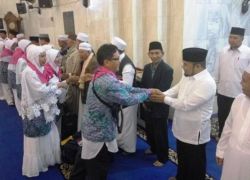 Pelepasan 242 orang Jemaah Calon Haji (JCH) asal Kota Bengkulu