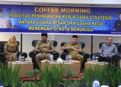 Coffee morning mengenai fasilitas kerjasama strategis usaha besar dan usaha kecil menengah